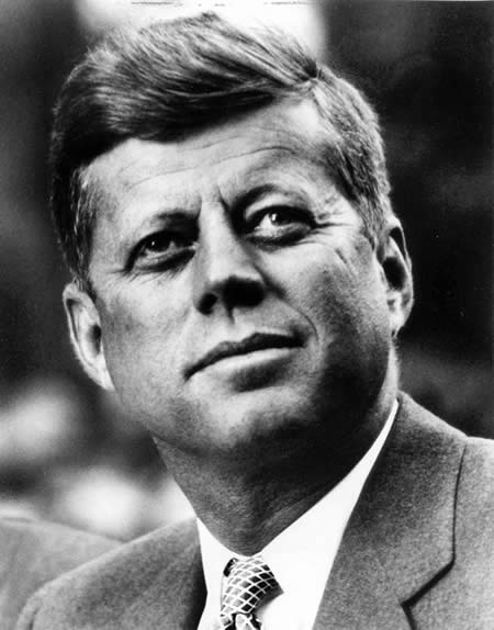 Headshot of John F Kennedy